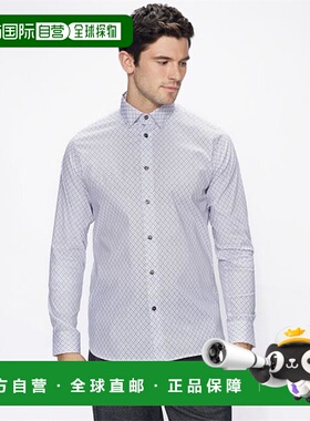 1h可退 潮奢 Ted Baker London 男士 长袖衬衫 white白色 舒适时
