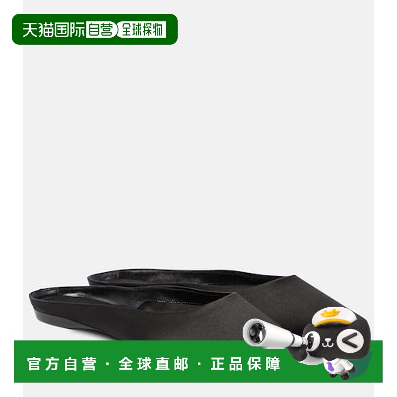 1h可退 潮奢 Saint Laurent 圣罗兰 女士 Lido crêpe 绸缎平底鞋