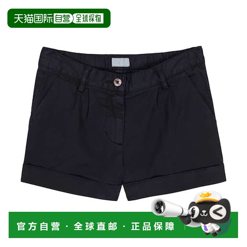1h可退 潮奢 il gufo 女童 弹力棉质短裤童装 blue蓝色 舒适时尚