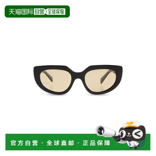 PRADA 女士太阳镜 0PRD02S003K10R CO 黑色 D02S sunglasses