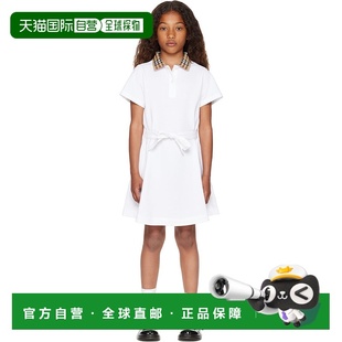 巴宝莉 女童 Cotton 潮奢 Collar Burberry Check 1h可退 白色