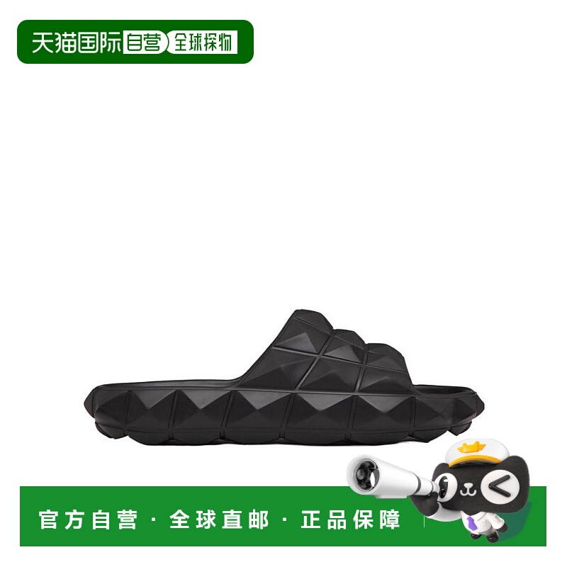 1h可退 VALENTINO 男士凉鞋 ZY2S0F55QNA0NO AW2024 黑色 徽标凉