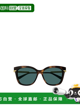 1h可退 BOTTEGA VENETA 女士眼镜 BV1296SA003 AW2024 绿色太阳镜