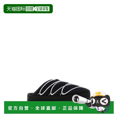 MOON BOOT 女士拖鞋 2410020N001 SS2026 黑色 Black fabric slip