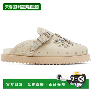 1h可退 潮奢 TOGA ARCHIVES 女童 独家发售米色衬垫儿童穆勒鞋童