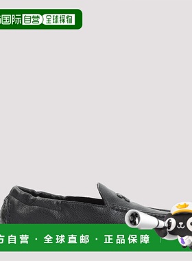 1h可退 潮奢 Celine 思琳 女士 TRIOMPHE 05 黑色皮质乐福鞋 3651