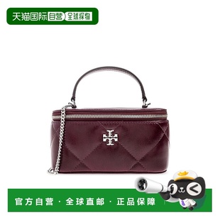 TORY BURCH 女士手提包 1743940500 AW2025 酒红色 Quilted bag