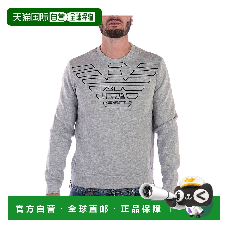 EMPORIO ARMANI 男士针织毛衣 6Z1MP01JTYZGRIGIOCHIAROGREY