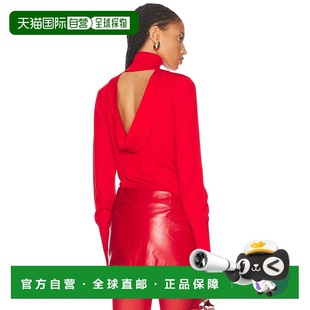 纪梵希 女士 Back 潮奢 高领 Open Givenchy Draped 1h可退 红色