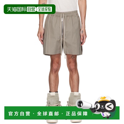 RICK OWENS 男士短裤 RU02F4391TE48 AW2026 花色 抽绳短裤