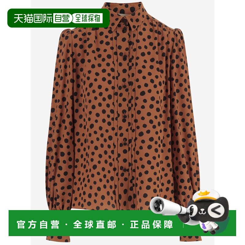 1h可退 VALENTINO 女士衬衫 8B0AB8E2A62U46 SS2026 黑色通勤