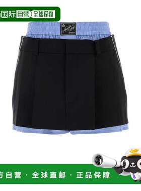 Alexander Wang 亚历山大 王 女士 黑色斜纹布裤裙 1WC22654109