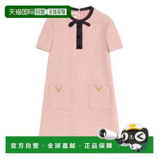 VALENTINO 女士连衣裙 BVAJD39VMC6S SS2026 粉红色 短袖连衣裙