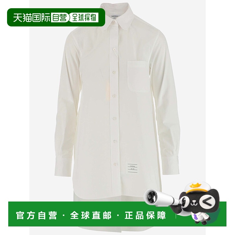 THOM BROWNE 女士衬衫 FLL152AF0184100 SS2023 白色