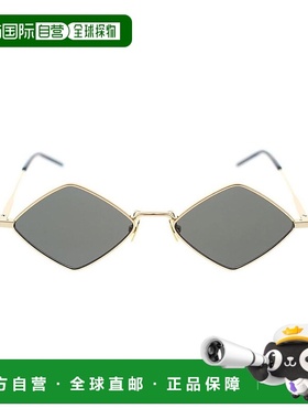 1h可退 SAINT LAURENT 男士太阳镜 SL302LISA004 SS2025 灰色