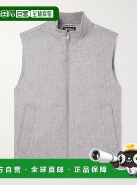 1h可退 潮奢 zegna 杰尼亚 男士 Elements 拉鍊背心 UET45A8E151