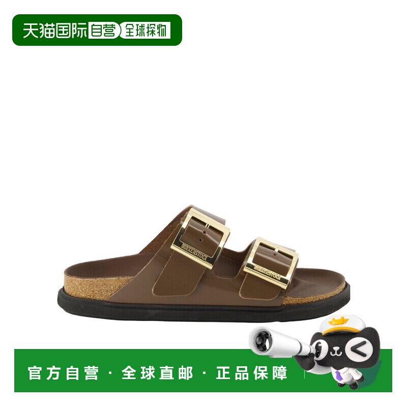 BIRKENSTOCK 女士凉鞋 1031910 SS2026 棕色 双带扣环凉拖鞋