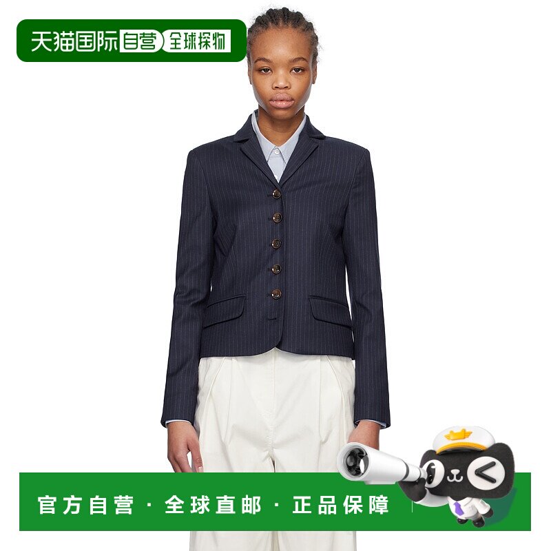 1h可退 潮奢 THE GARMENT 女士 海军蓝 Denver Mini 西装外套 210