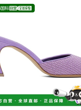 1h可退 潮奢 MANOLO BLAHNIK 莫罗 伯拉尼克 女士 紫色 Jadara 凉