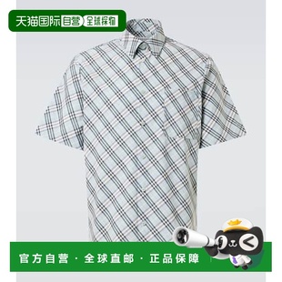 潮奢 格纹棉质衬衫 Burberry 男士 巴宝莉 1h可退