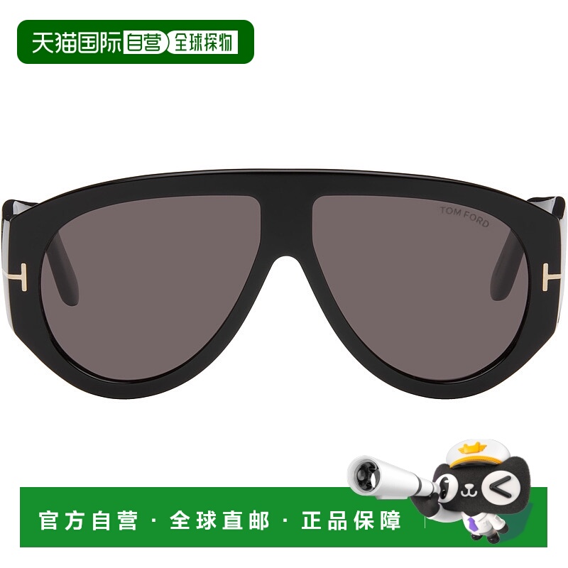 1h可退 潮奢 Tom Ford 汤姆 福特 女士 黑色 Bronson 太阳镜 FT10