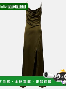 潮奢 Blumarine 蓝色情人 女士 贴花缝饰缎面睡裙