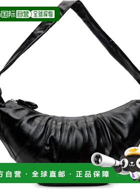 1h可退 潮奢 Lemaire 女士 黑色大号 Croissant 单肩包 BG0000LF1