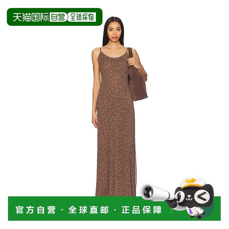 1h可退 潮奢 Free People 自由人 女士 Zoey 印花长款连衣裙 OB21