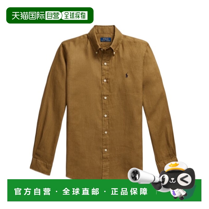 1h可退 polo ralph lauren 男士 衬衫亚麻长袖经典