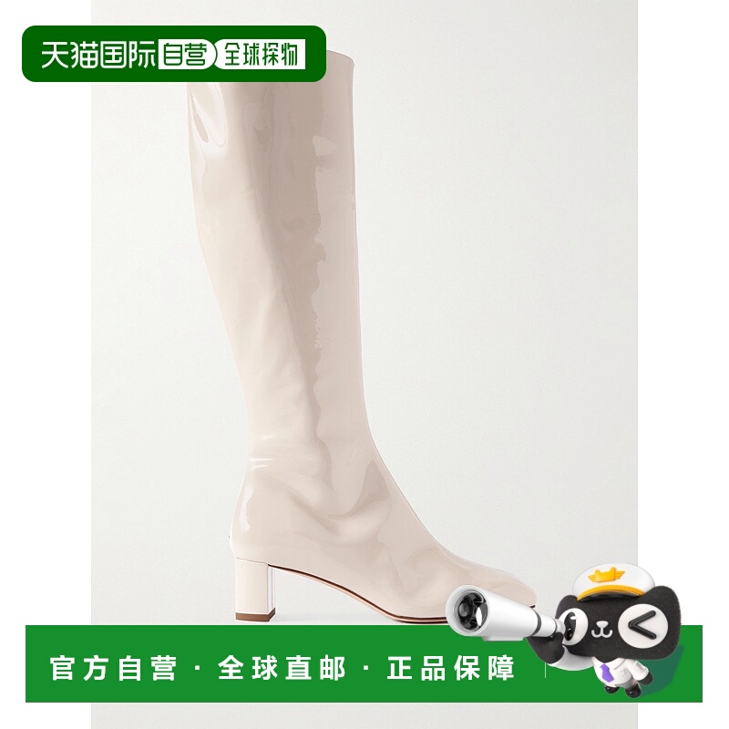 1h可退 潮奢 aeyde 女士 Marty 漆皮及膝靴子 A11KB0624005002225