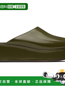 1h可退 潮奢 The Row 女士 卡其色 Emi Flatform 凉鞋 F1597L604