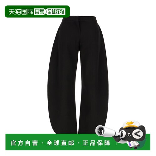 ALAIA 女士休闲裤 AA9P1319W130C995 CO 黑色 PANTALONI