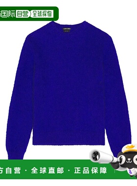 1h可退 TOM FORD 男士针织衫 KCL066YMK095HB665 AW2025 蓝色男装
