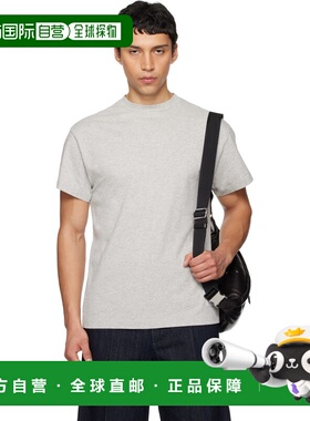 1h可退 潮奢 Jil Sander 吉尔 桑达 男士 三件装灰色 T 恤 J47GC0