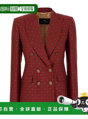 1h可退 ETRO 女士西服 WRCA0010TJB35S9865 AW2025 红色外套西装