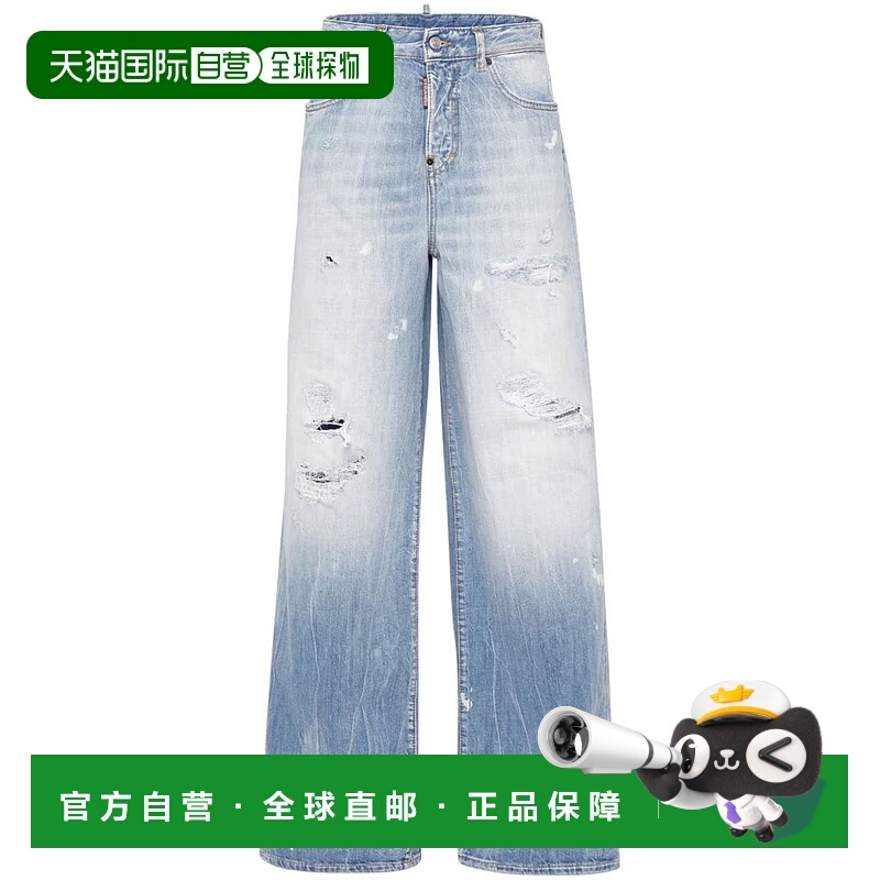 DSQUARED2女士牛仔裤S75LB0951S30309470直筒裤