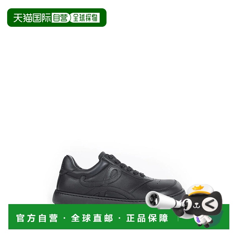 1h可退 LOEWE 男士运动鞋 M816282XBN1100 AW2025 黑色 Loewe Sne