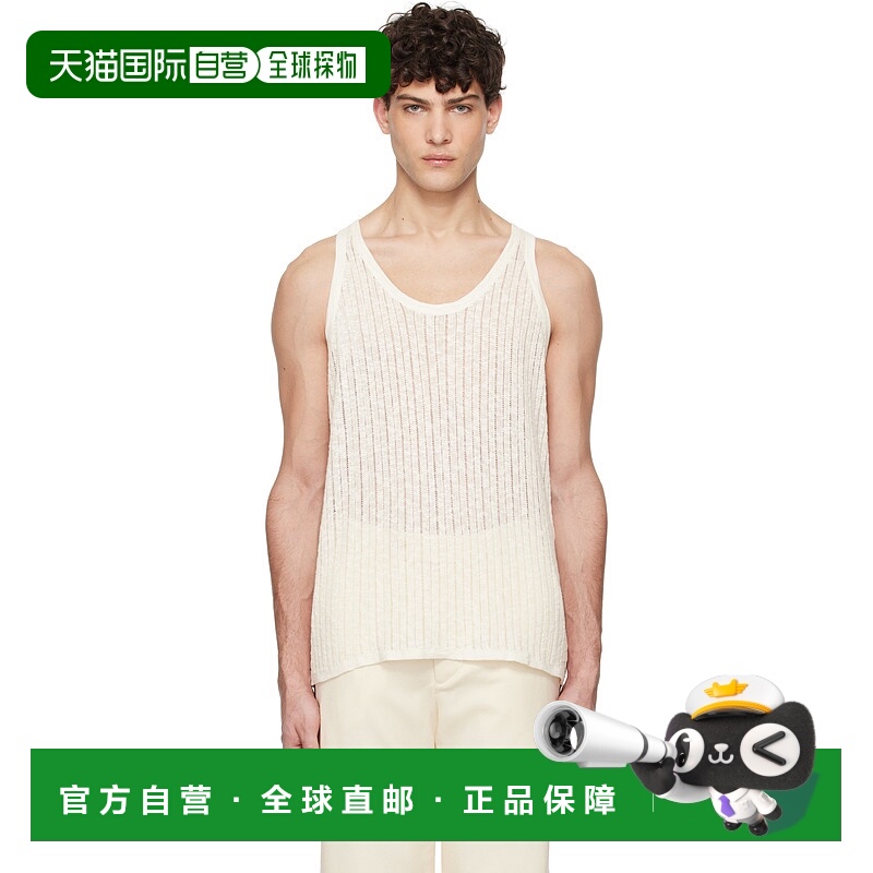 1h可退 潮奢 Commas 男士 灰白色背心 RS25K060003