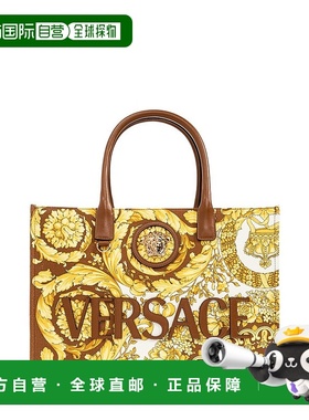 1h可退 潮奢 versace 范思哲 女士 圖案印花購物袋 10047411A1531