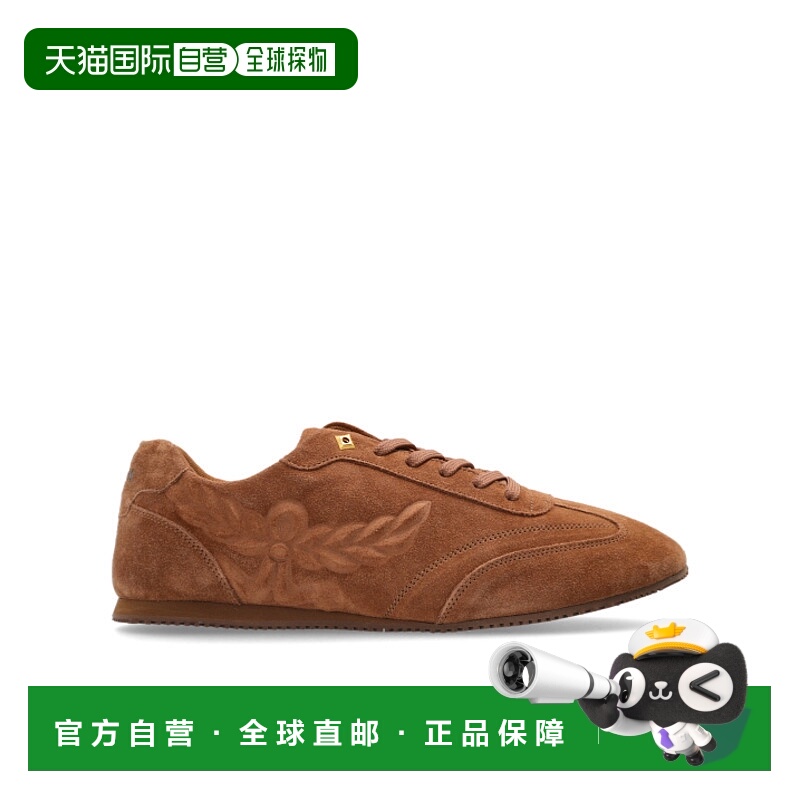 1h可退 MCM 男士运动鞋 MEXFAAP02C9 AW2025 棕色 系带运动鞋