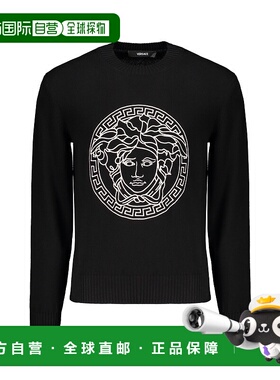 VERSACE 男士卫衣 10118841A086481B000 AW2023 黑色长袖范思哲