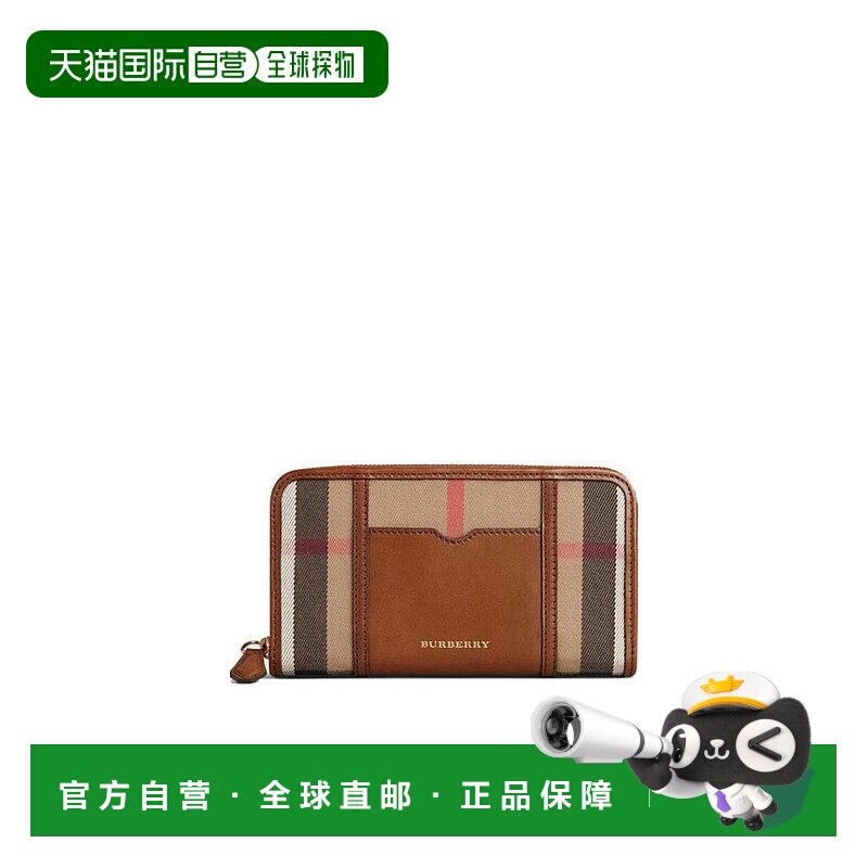 BURBERRY 女士钱包 39130941 SS2021 棕色 长款钱包