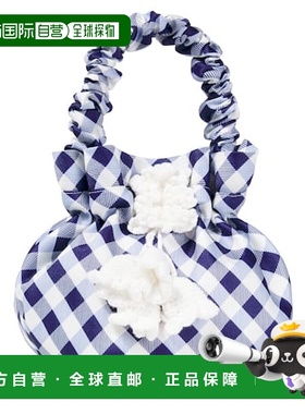 1h可退 潮奢 Self-Portrait 女童 taffeta 花饰格子包包童装