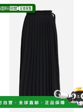 Ami Paris 女士半身裙 FSK313PL0012001 SS2025 黑色