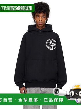 1h可退 潮奢 FORMA.GALLERY 男士 黑色 Spiral Logo Classic 连帽