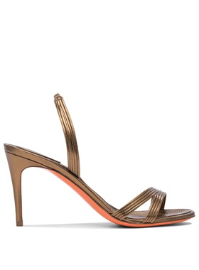 香港直邮SANTONI 女士凉鞋 WHIW71636HA2TOOXO50 SS2025 金色