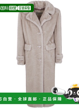 HERNO 女士外套 GC000545D127391985 皮草卡其色 AW2025
