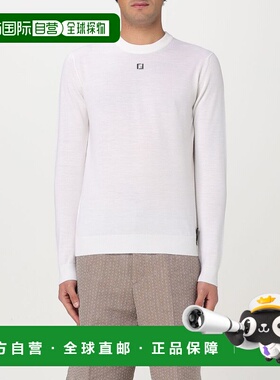 1h可退 FENDI 男士针织衫 FZX091AU84F0QA0 SS2025 白色