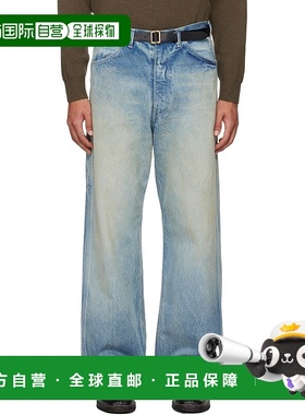 1h可退 潮奢 AURALEE 男士 蓝色 Selvedge Faded Heavy Painter