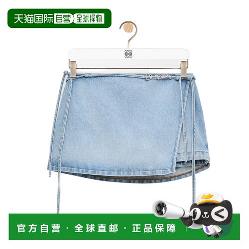 LOEWE 女士短裤 S616Y1EX058438 SS2026 蓝色 牛仔短裤